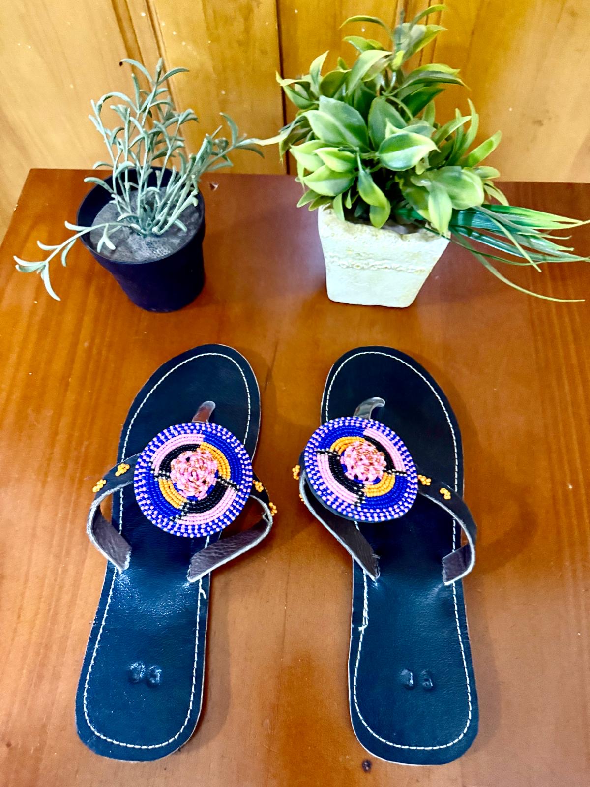 Hancrafted Sandals - Masai tribe